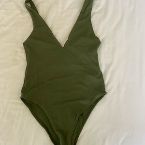 Zara Deep V Bodysuit